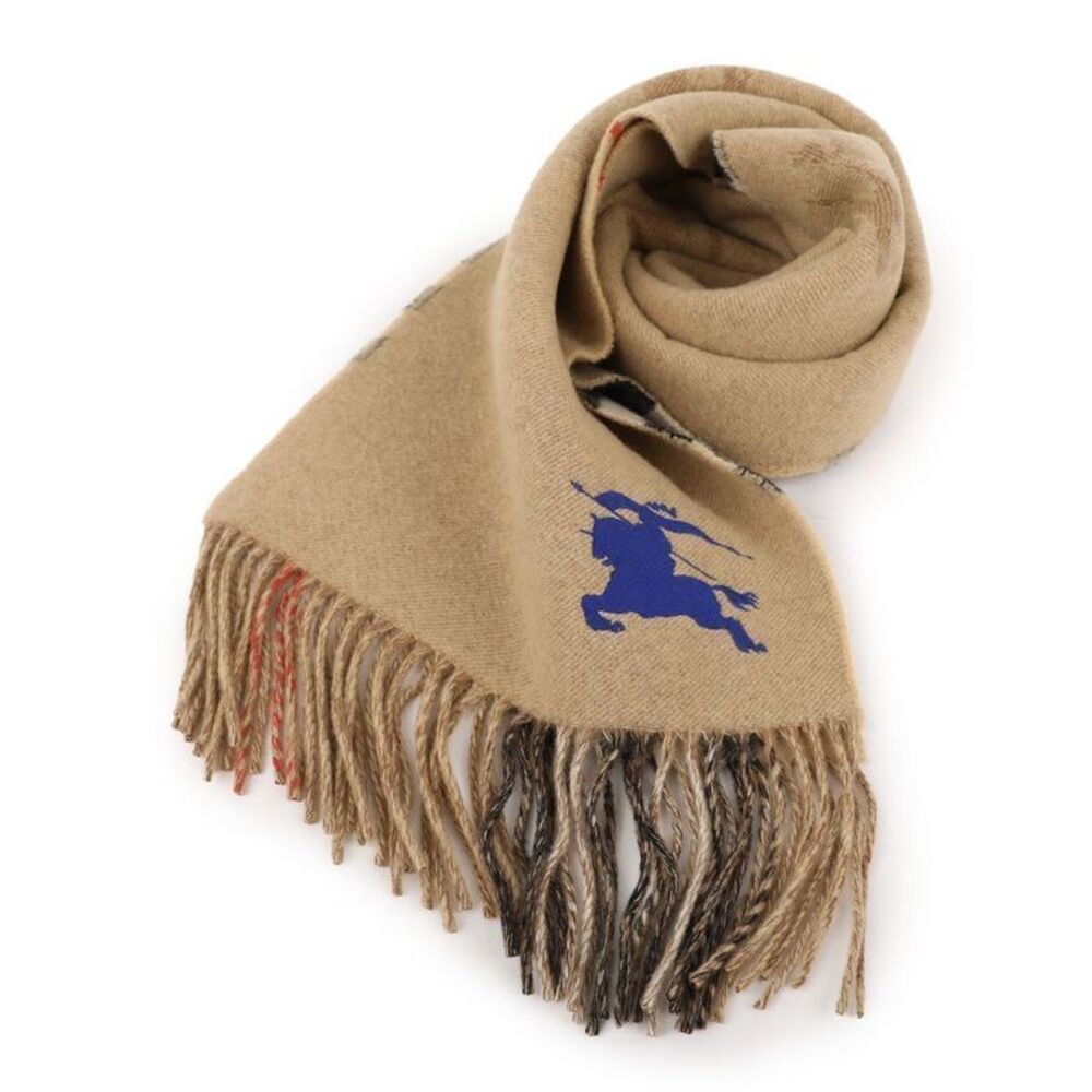 Reversible Night Check Cashmere Scarf